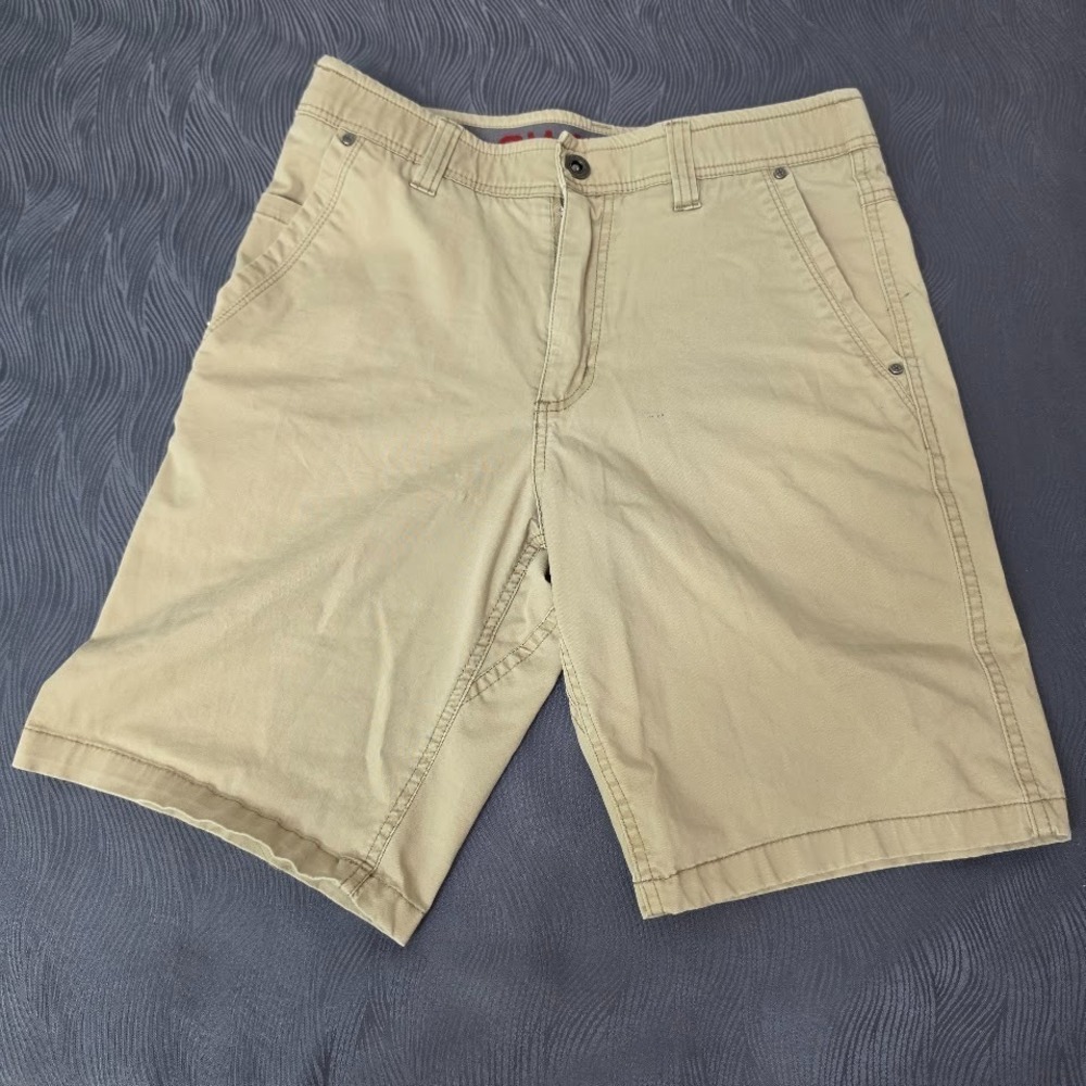 Swisstech Mens Knaki Shorts W/side Pocket Size 30